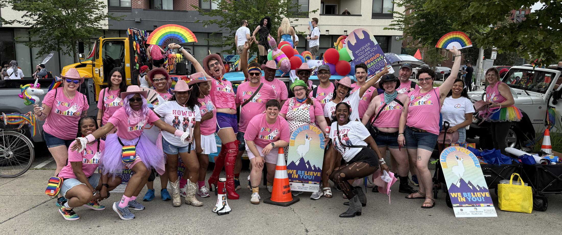 Group of Chase Brexton Employees at Baltimore Pride 2025.