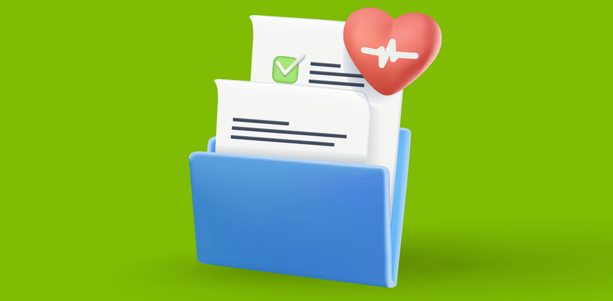 Concept of a medical record.