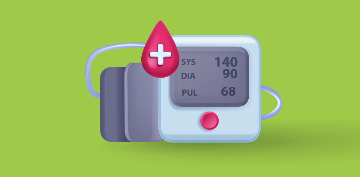 A blood pressure cuff.