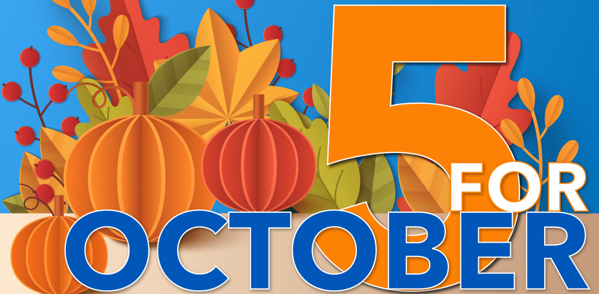 October 2026 newsletter header image
