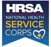 Blue banner that says HRSA National Health Service Corps